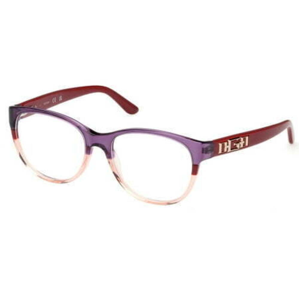 NWT Guess GU2980-071-50 Purple Red 50mm Eyeglasses
